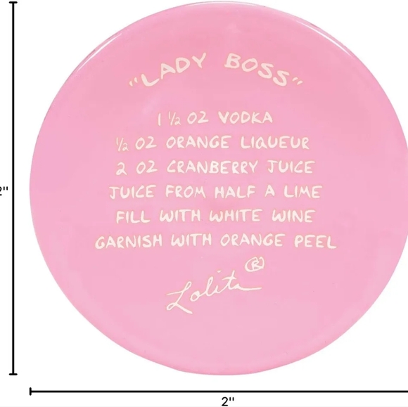 Lolita Lady Boss hand painted wine glass, New in box - Picture 7 of 11